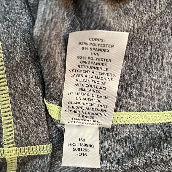 ZELLA Girl Yellow Gray Athletic Zip Up Jacket - Picture 10 of 11